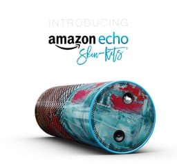 image-Red and Blue Abstract Oil Painting - Full-Body Skin-Kit for the Amazon
