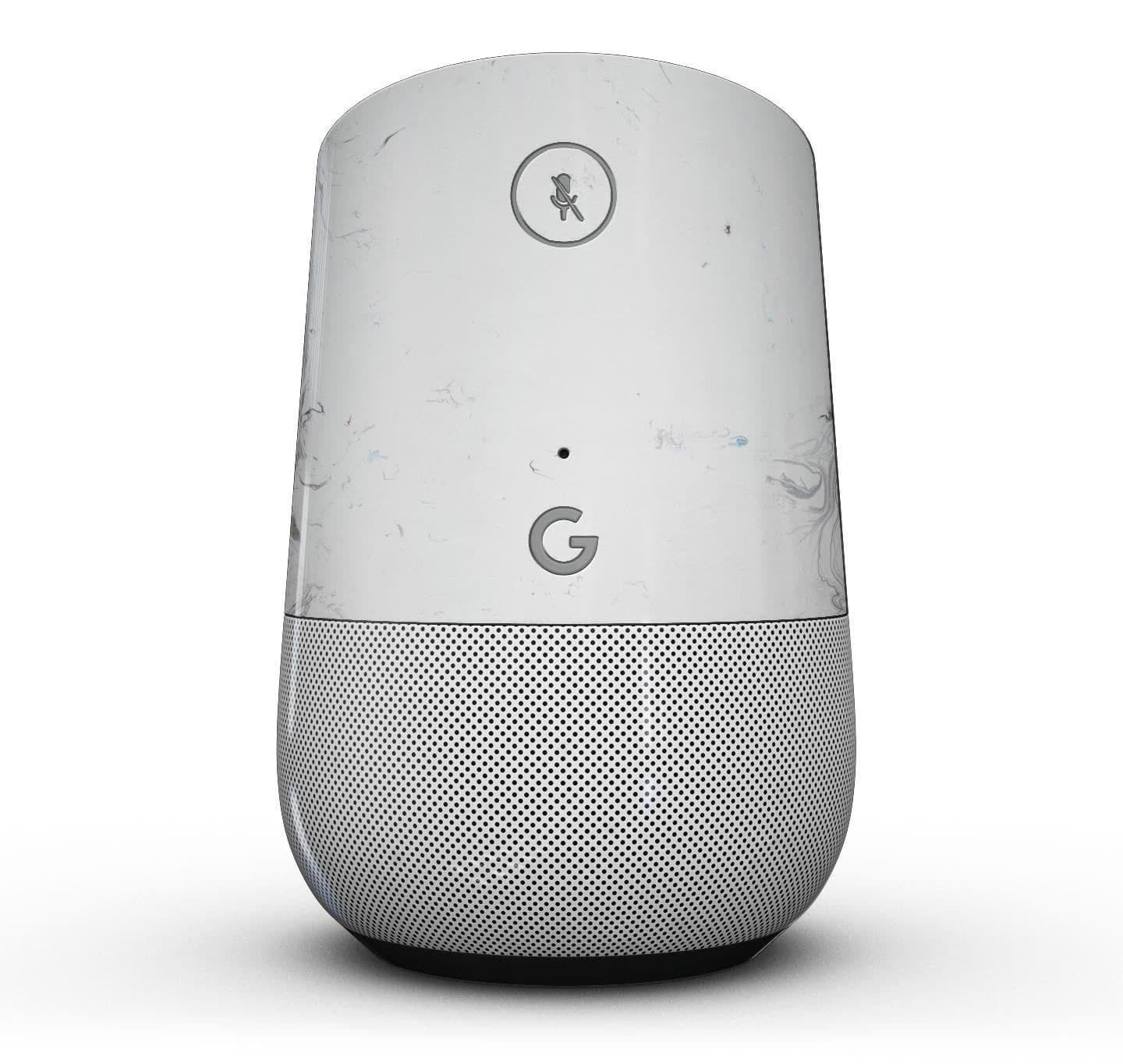 image-Marbleized Light Gray - Full-Body Skin Kit for the Google Home