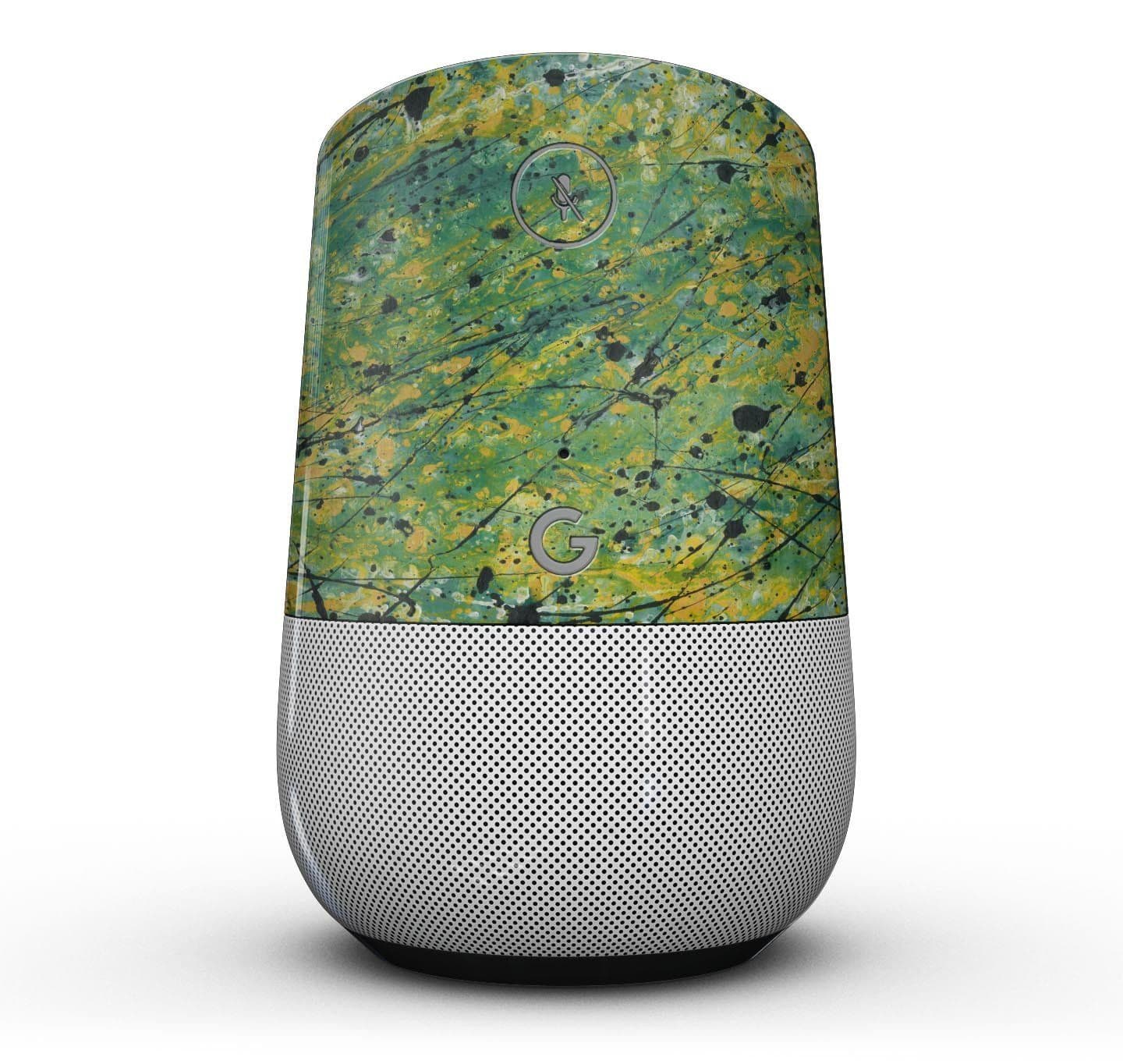 image-Abstract Wet Paint Green Lines - Full-Body Skin Kit for the Google