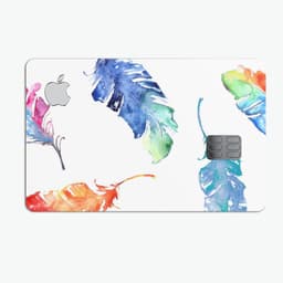 image-Colorful Watercolor Feathers - Premium Protective Decal Skin-Kit for