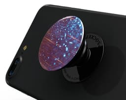 image-Dark Radient Orbs of Blue with Streaks - Skin Kit for PopSockets and
