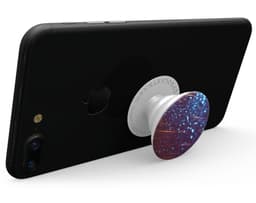 image-Dark Radient Orbs of Blue with Streaks - Skin Kit for PopSockets and