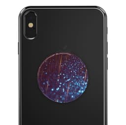 image-Dark Radient Orbs of Blue with Streaks - Skin Kit for PopSockets and