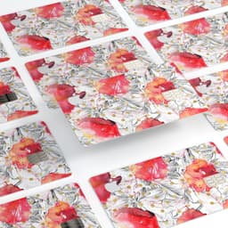 image-Karamfila Watercolo Poppies V29 - Premium Protective Decal Skin-Kit