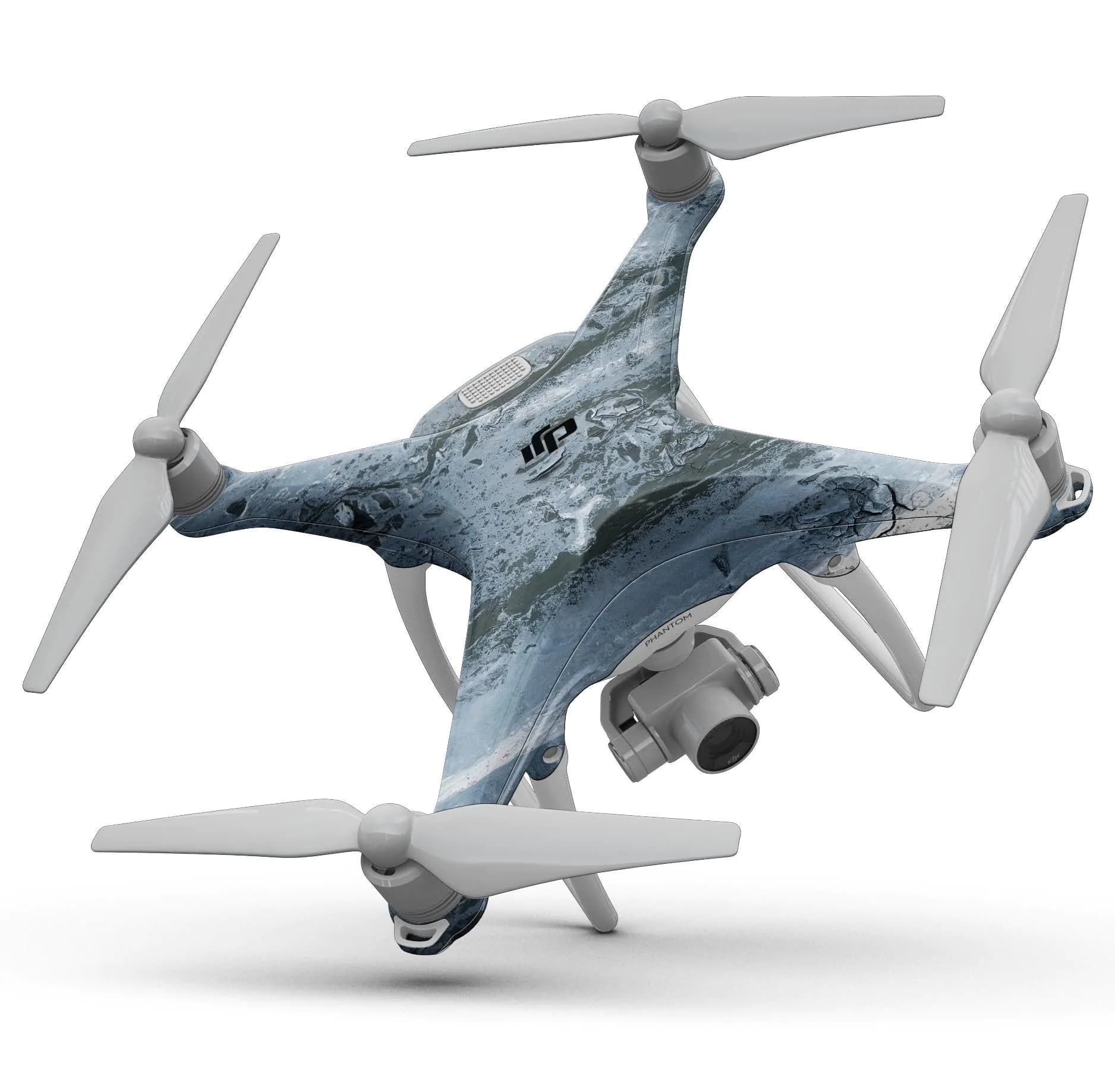 image-Abstract Wet Paint Soft Blue - Full-Body Skin Kit for the DJI Phantom