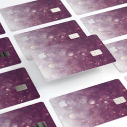 image-Purple and White Unfocued Orbs of Light - Premium Protective Decal