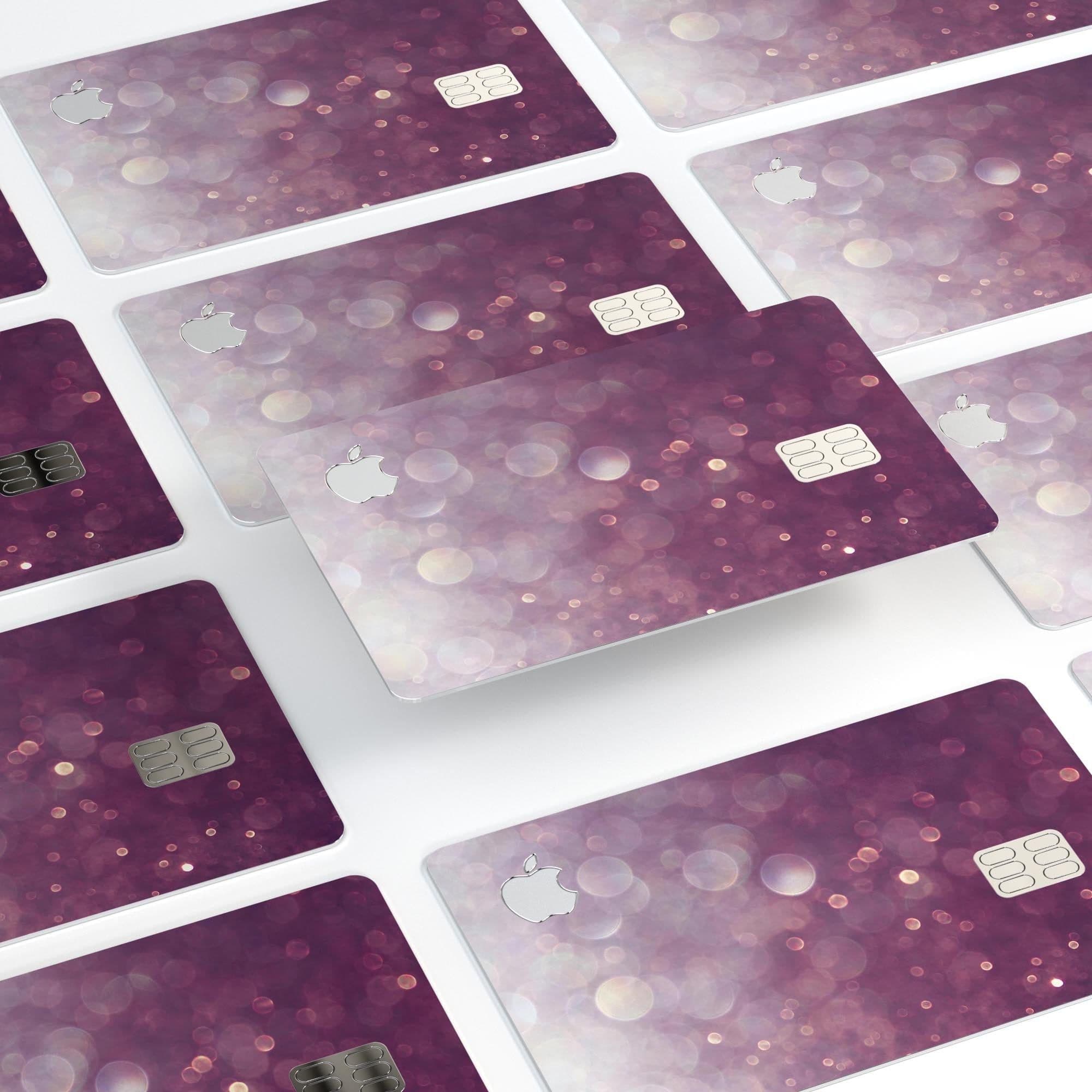 image-Purple and White Unfocued Orbs of Light - Premium Protective Decal