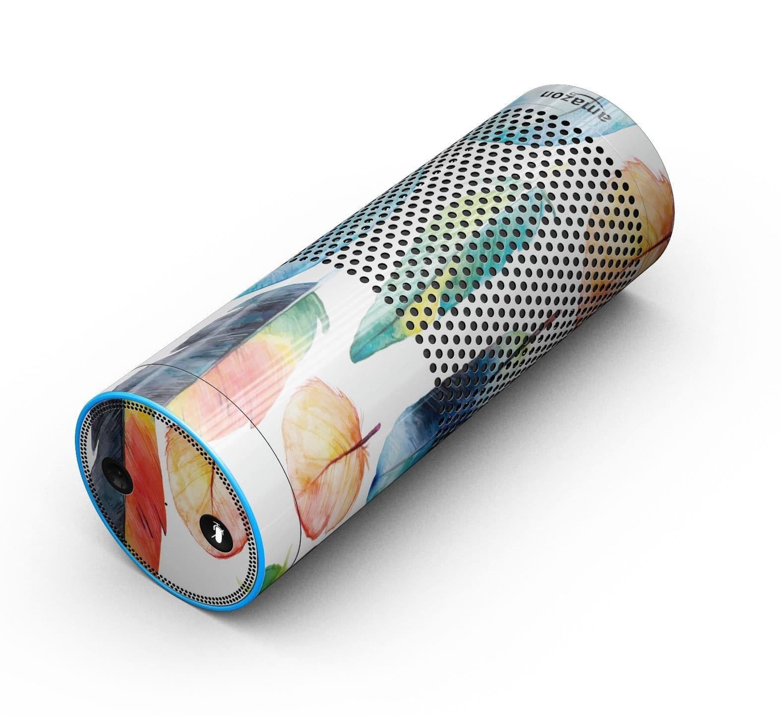 image-Bright Water Color Painted Feather - Full-Body Skin-Kit for the Amazon