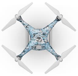 image-Abstract Wet Paint Teal - Full-Body Skin Kit for the DJI Phantom 4