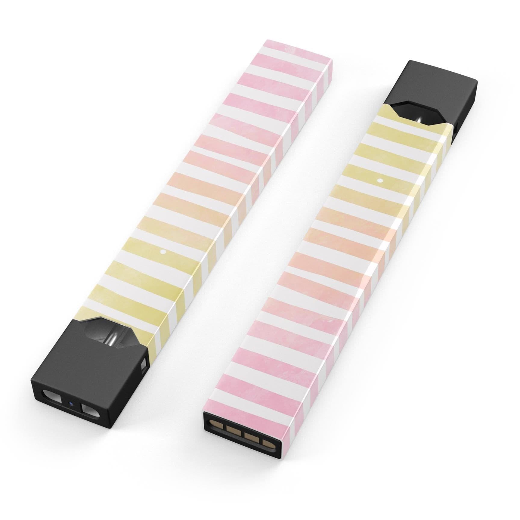 image-Gold to Pink WaterColor Ombre Stripes - Premium Decal Protective