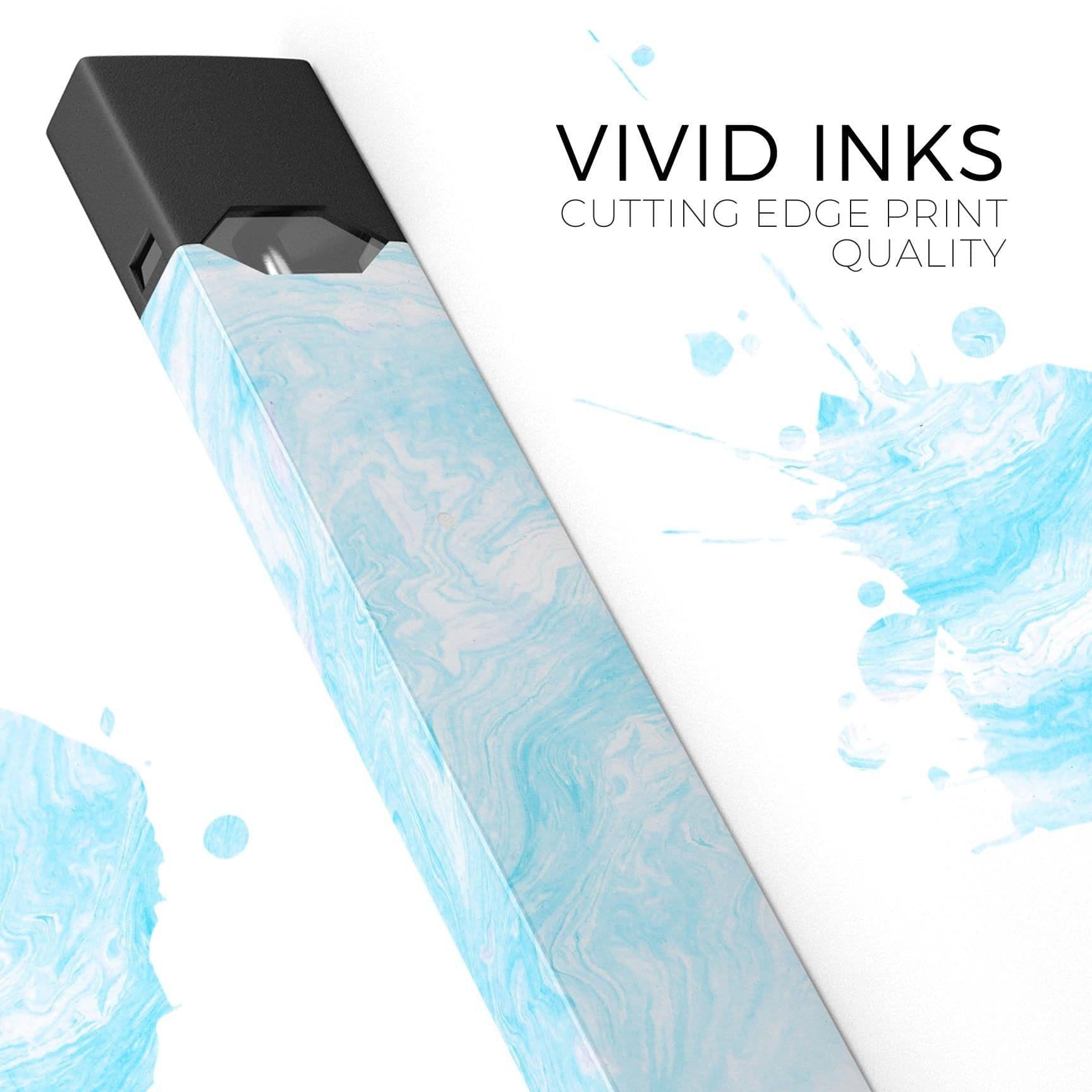 image-Blue Textured Marble - Premium Decal Protective Skin-Wrap Sticker