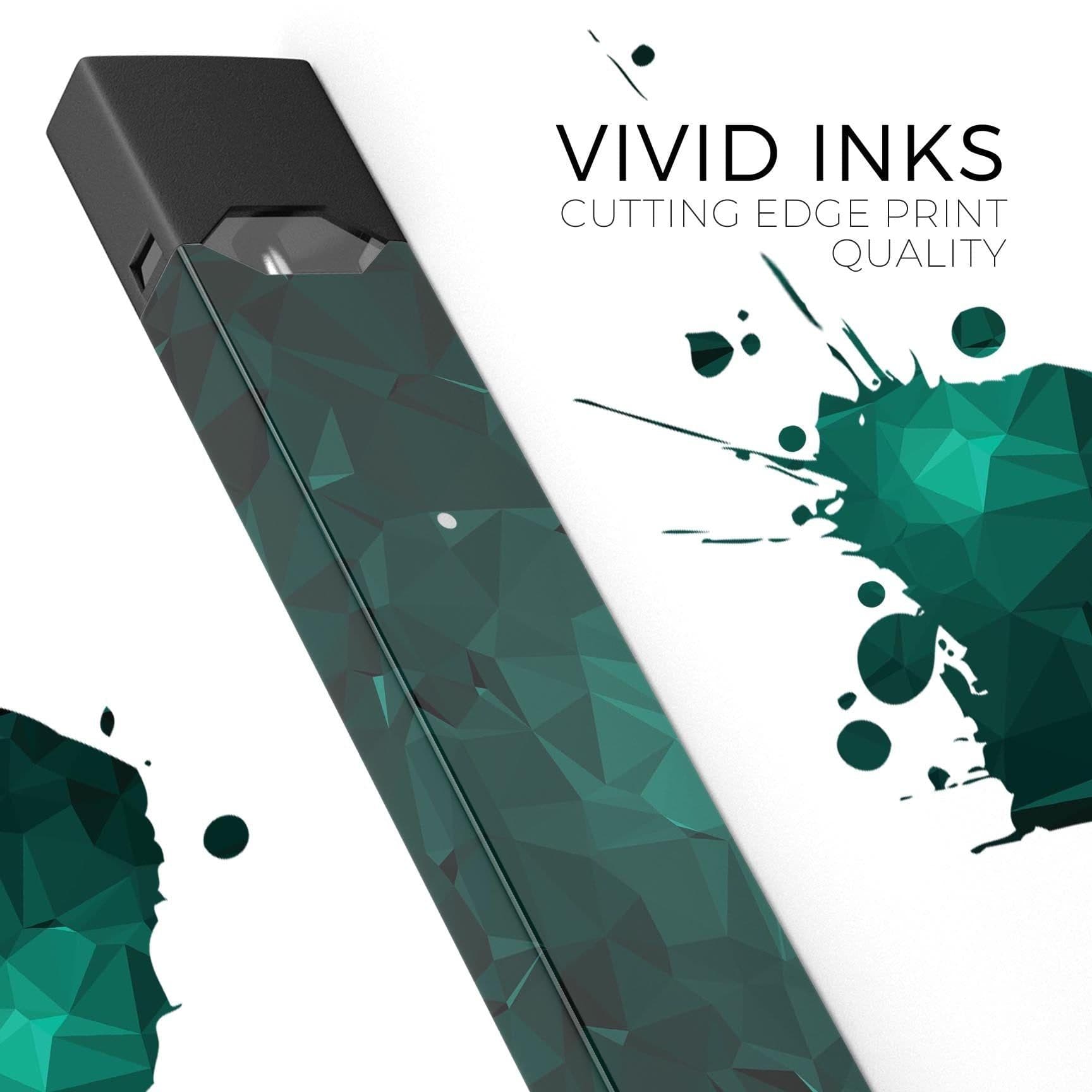 image-Abstract Teal Geometric Shapes - Premium Decal Protective Skin-Wrap