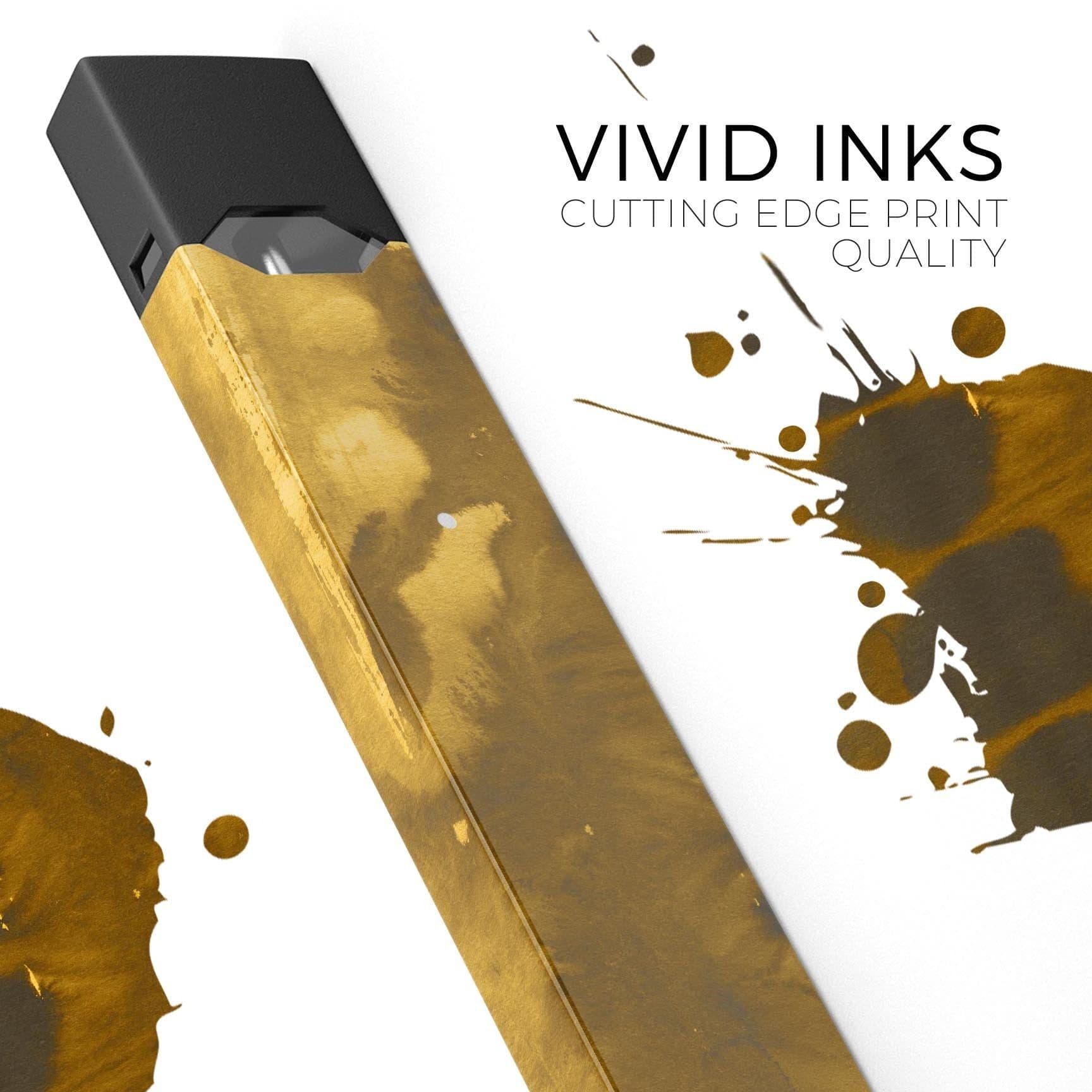 image-Dark Gray and Gold Cavern - Premium Decal Protective Skin-Wrap Sticker