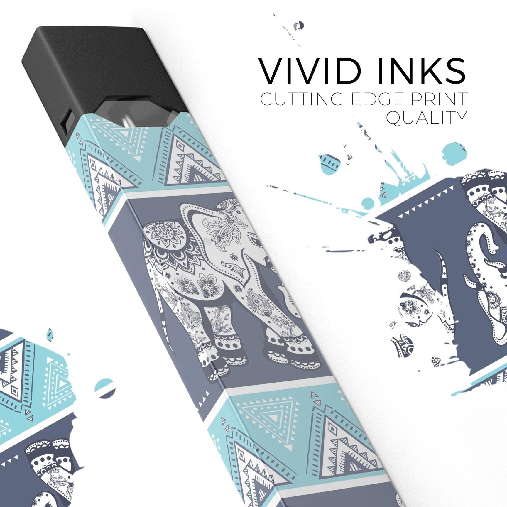image-Walking Sacred Elephant Pattern - Premium Decal Protective Skin-Wrap
