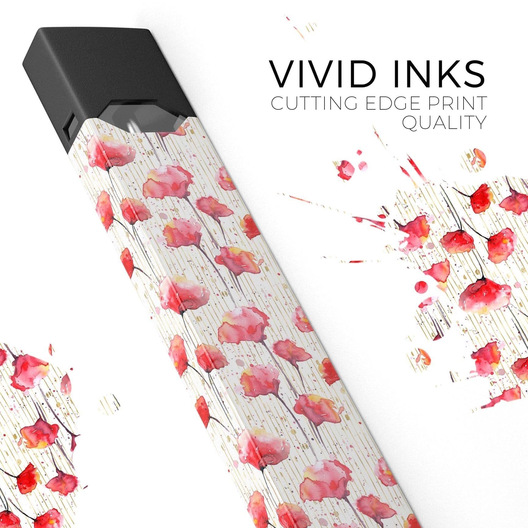 image-Karamfila Watercolo Poppies V14 - Premium Decal Protective Skin-Wrap