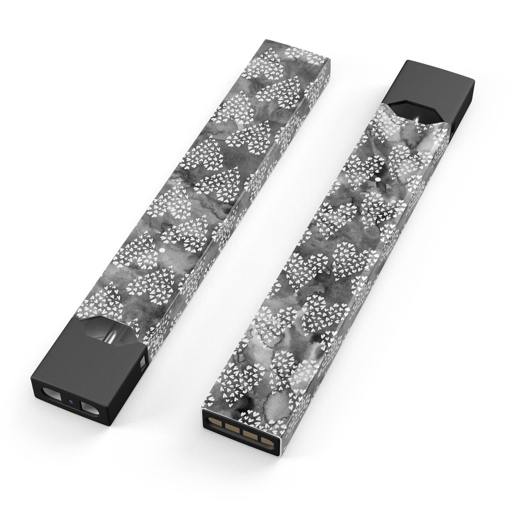 image-Black and White Watercolor Hearts - Premium Decal Protective Skin-Wrap