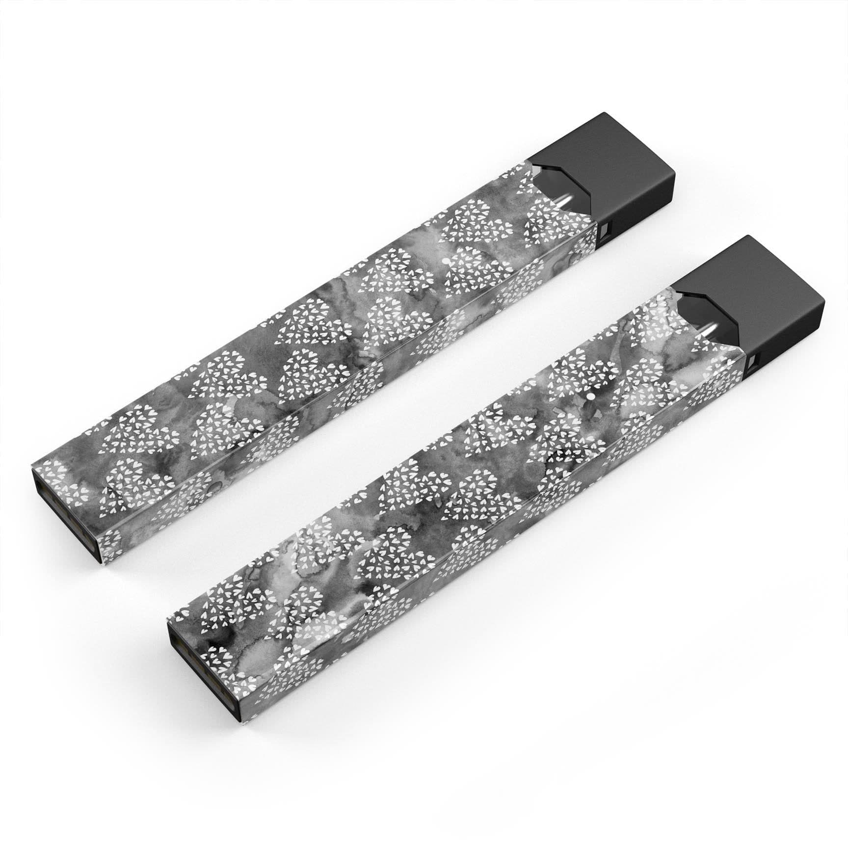 image-Black and White Watercolor Hearts - Premium Decal Protective Skin-Wrap
