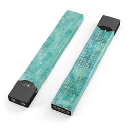 image-Aqua Watercolor Cross Hatch - Premium Decal Protective Skin-Wrap