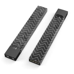 image-Black Watercolor with White Chevron - Premium Decal Protective