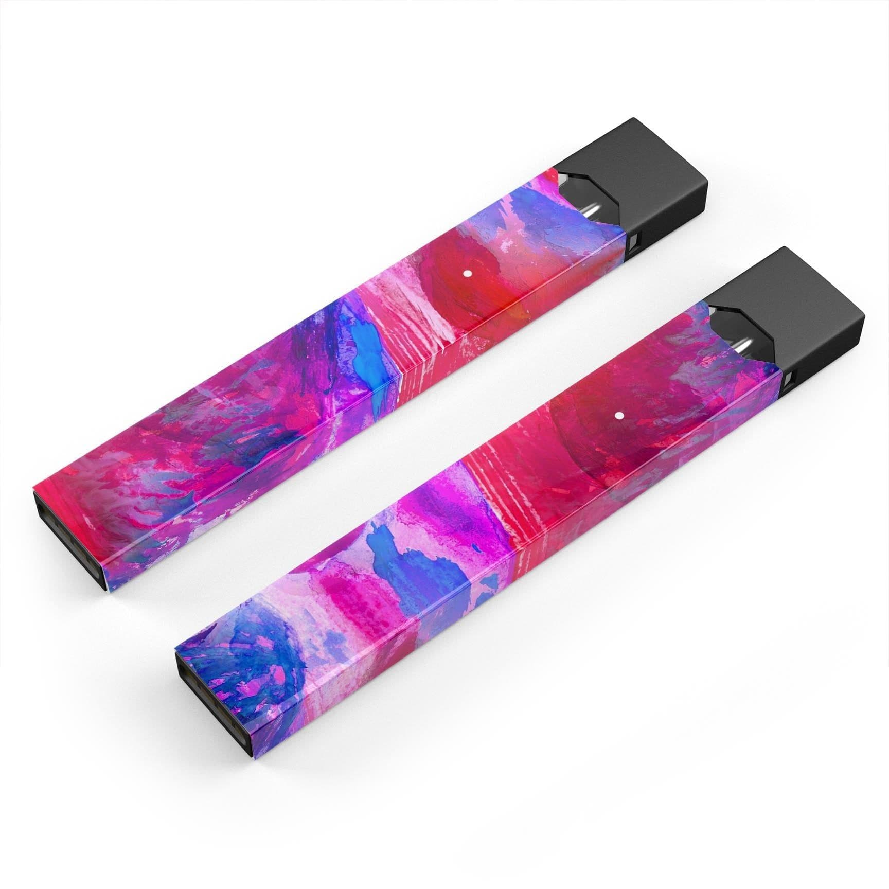 image-Splatter Blue and Red Oil - Premium Decal Protective Skin-Wrap Sticker
