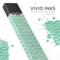 image-Green Watercolor Chevron - Premium Decal Protective Skin-Wrap Sticker