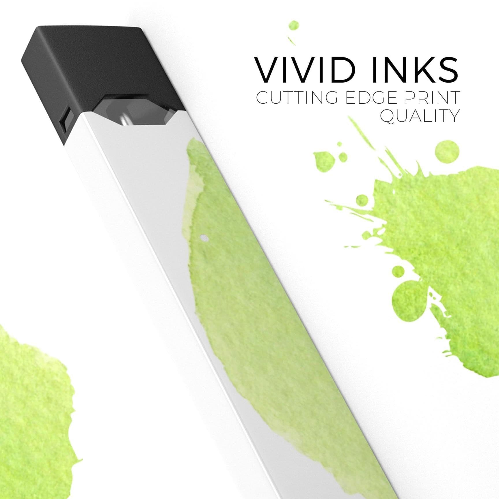 image-Lime Watercolor Leaf - Premium Decal Protective Skin-Wrap Sticker
