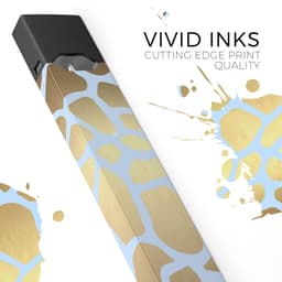 image-Gold Flaked Animal Light Blue - Premium Decal Protective Skin-Wrap