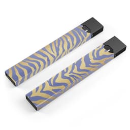 image-Gold Flaked Animal Blue Zebra - Premium Decal Protective Skin-Wrap
