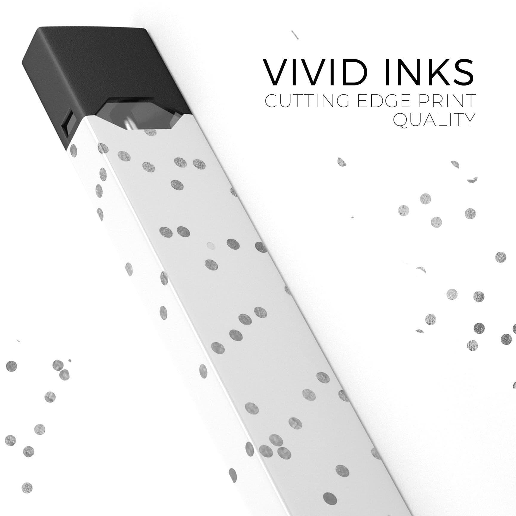 image-Black and Gray Scattered Polka Dots - Premium Decal Protective