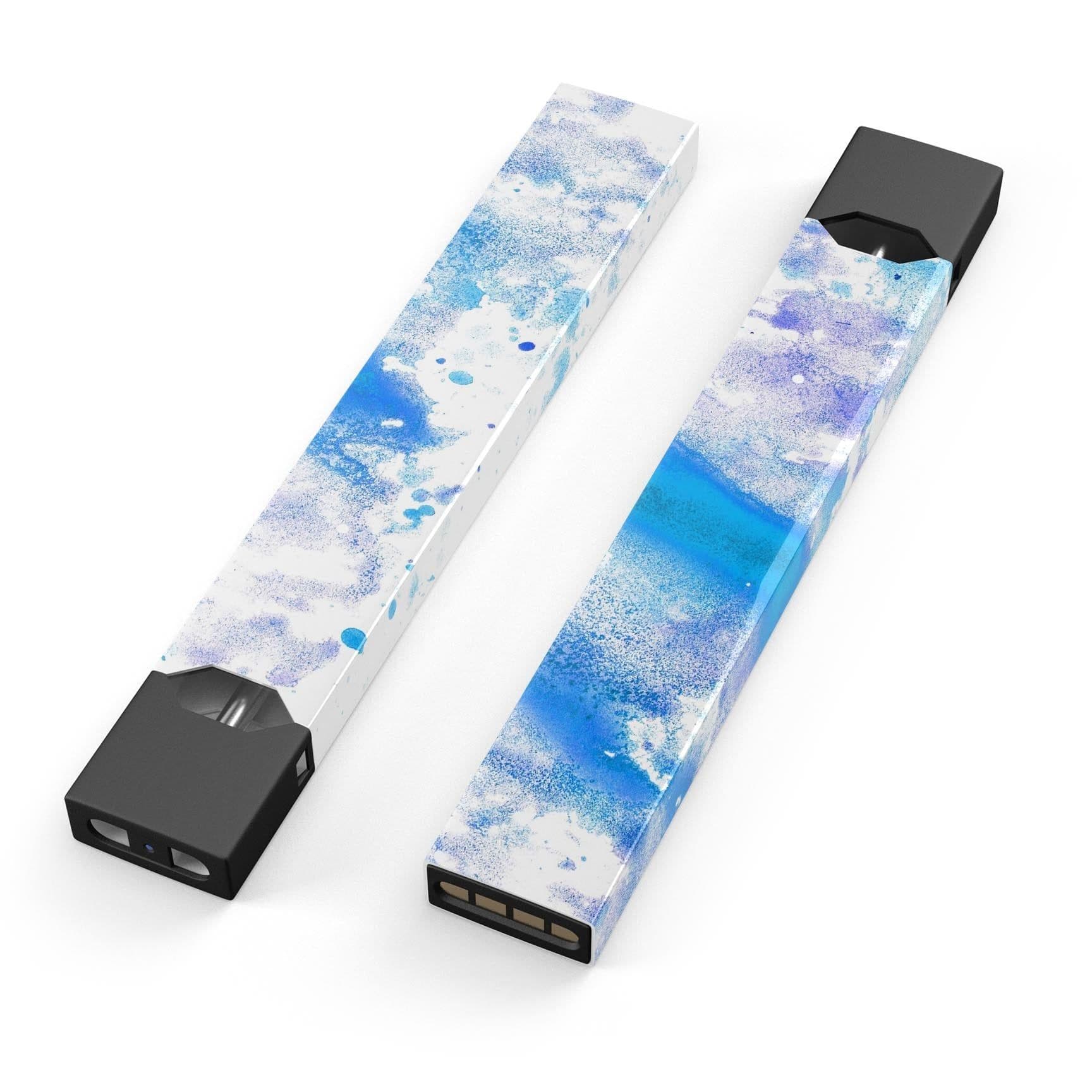 image-Blue Watercolor on White - Premium Decal Protective Skin-Wrap Sticker