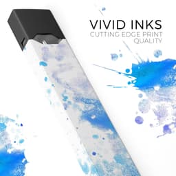 image-Blue Watercolor on White - Premium Decal Protective Skin-Wrap Sticker