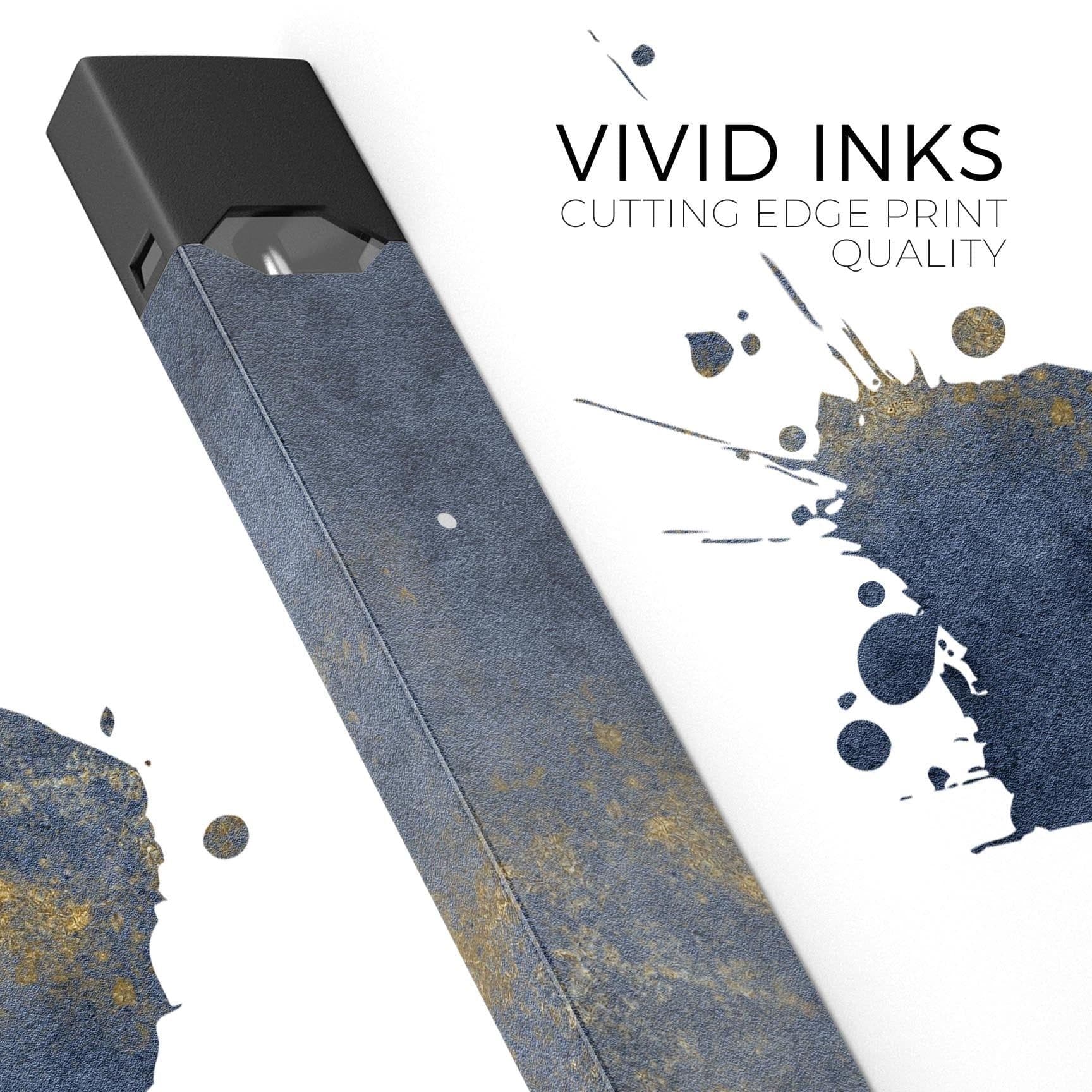 image-Navy Gold Foil v6 - Premium Decal Protective Skin-Wrap Sticker