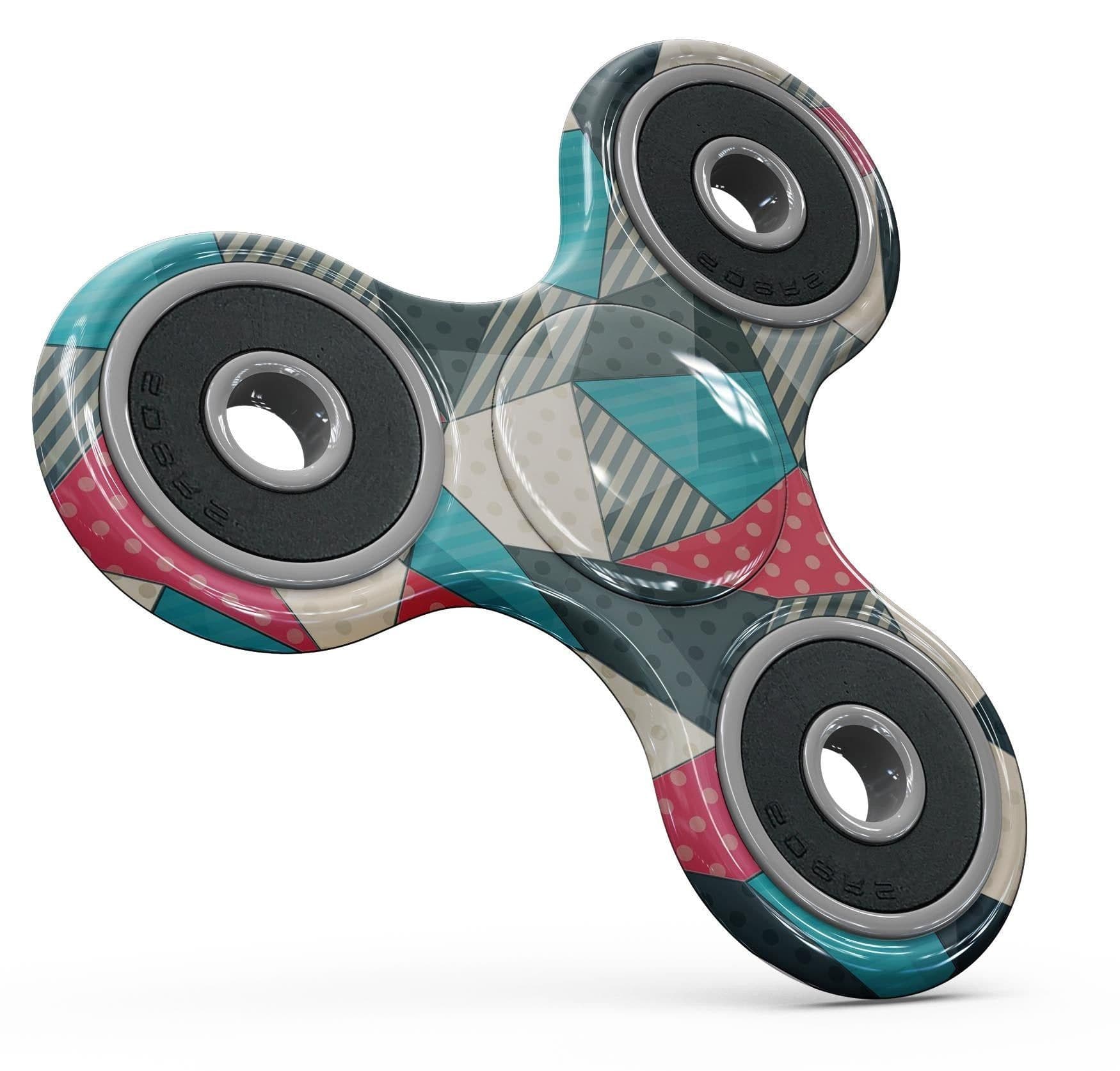image-Geometry and Polkadots Full-Body Fidget Spinner Skin-Kit