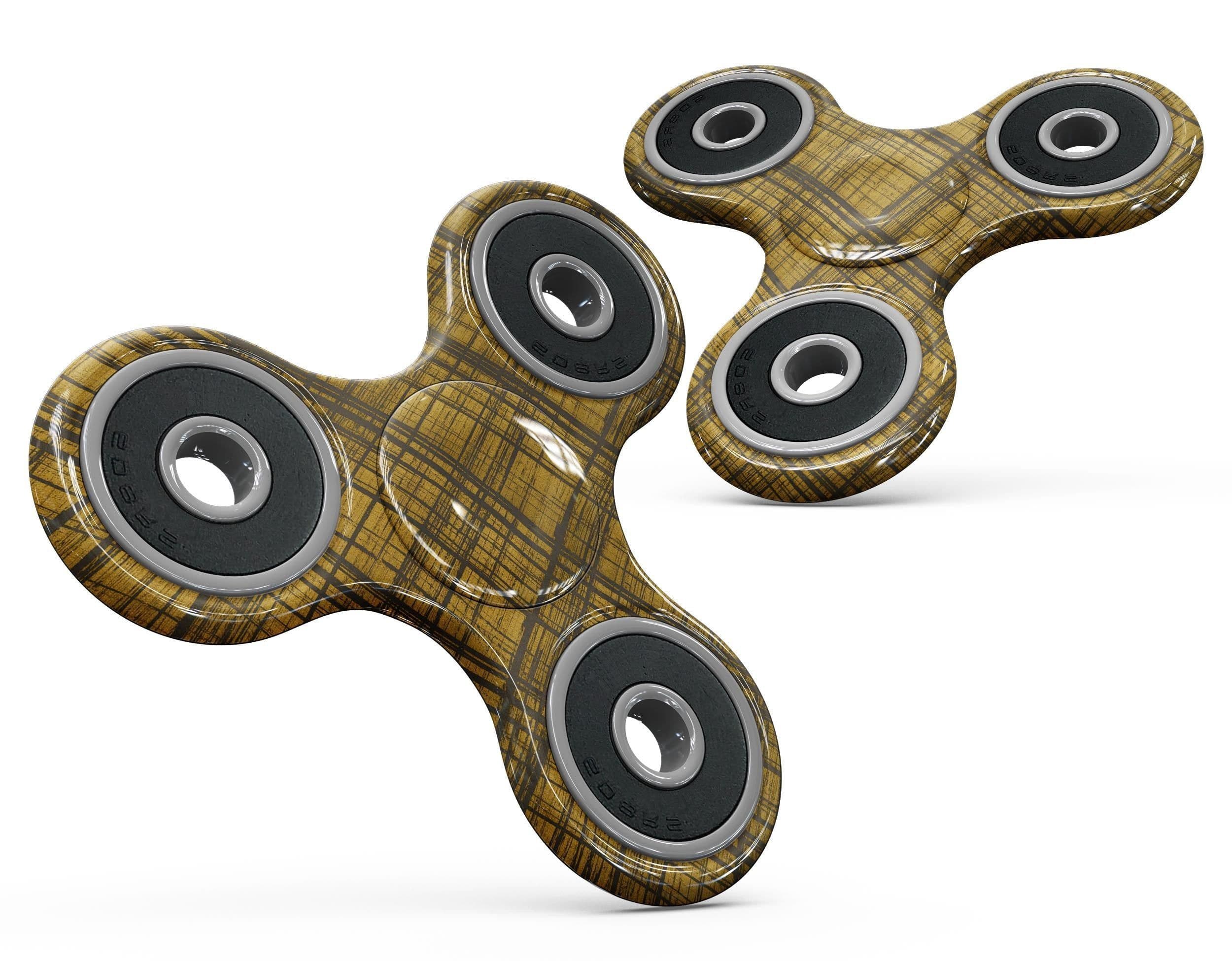 image-Gold Standard Plaid Full-Body Fidget Spinner Skin-Kit