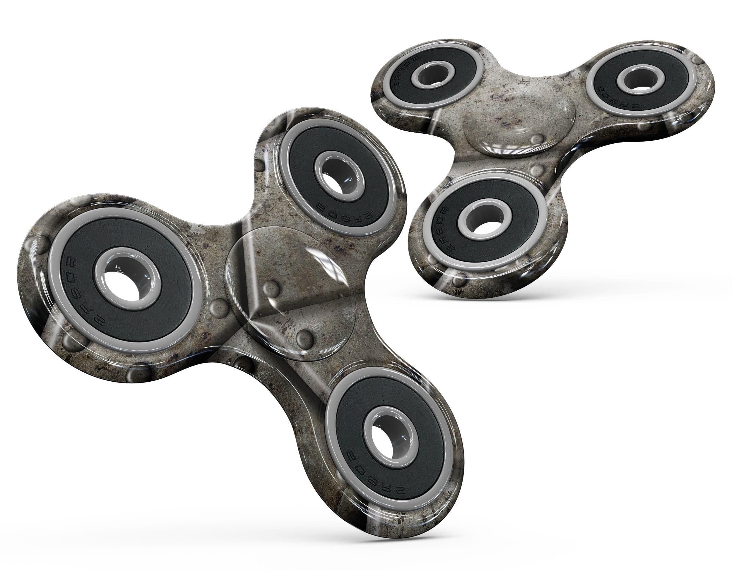 image-Bolted Steal Plates V2 Full-Body Fidget Spinner Skin-Kit