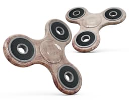 image-Faded Maroon Overlapping Circles Full-Body Fidget Spinner Skin-Kit