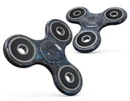 image-Abstract Wet Paint Dark Blues v2 Full-Body Fidget Spinner Skin-Kit