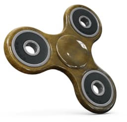 image-Fading Golden Fire Field V2 Full-Body Fidget Spinner Skin-Kit