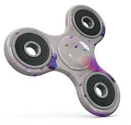 image-Geometric Rain Clouds Full-Body Fidget Spinner Skin-Kit