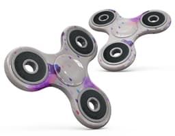image-Geometric Rain Clouds Full-Body Fidget Spinner Skin-Kit