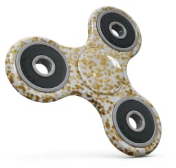 image-All Over Scattered Golden Micro Dots Full-Body Fidget Spinner Skin-Kit