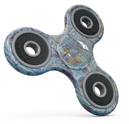 image-Abstract Wet Paint Blue Crossed Full-Body Fidget Spinner Skin-Kit