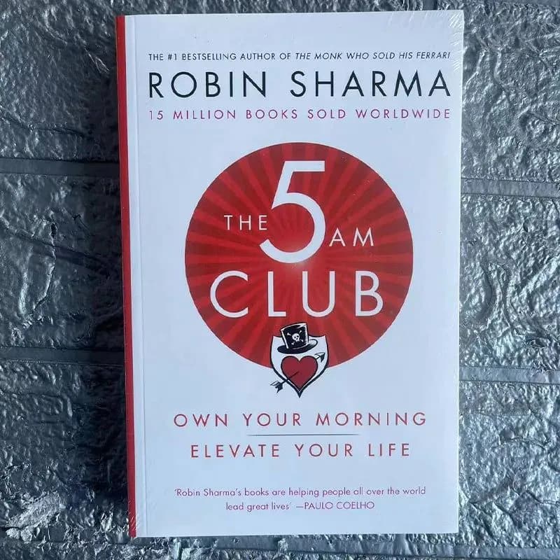 image-Robin Sharma's 5AM Club Provides You with English Books To Improve Your Life Tomorrow. English Books Book Books