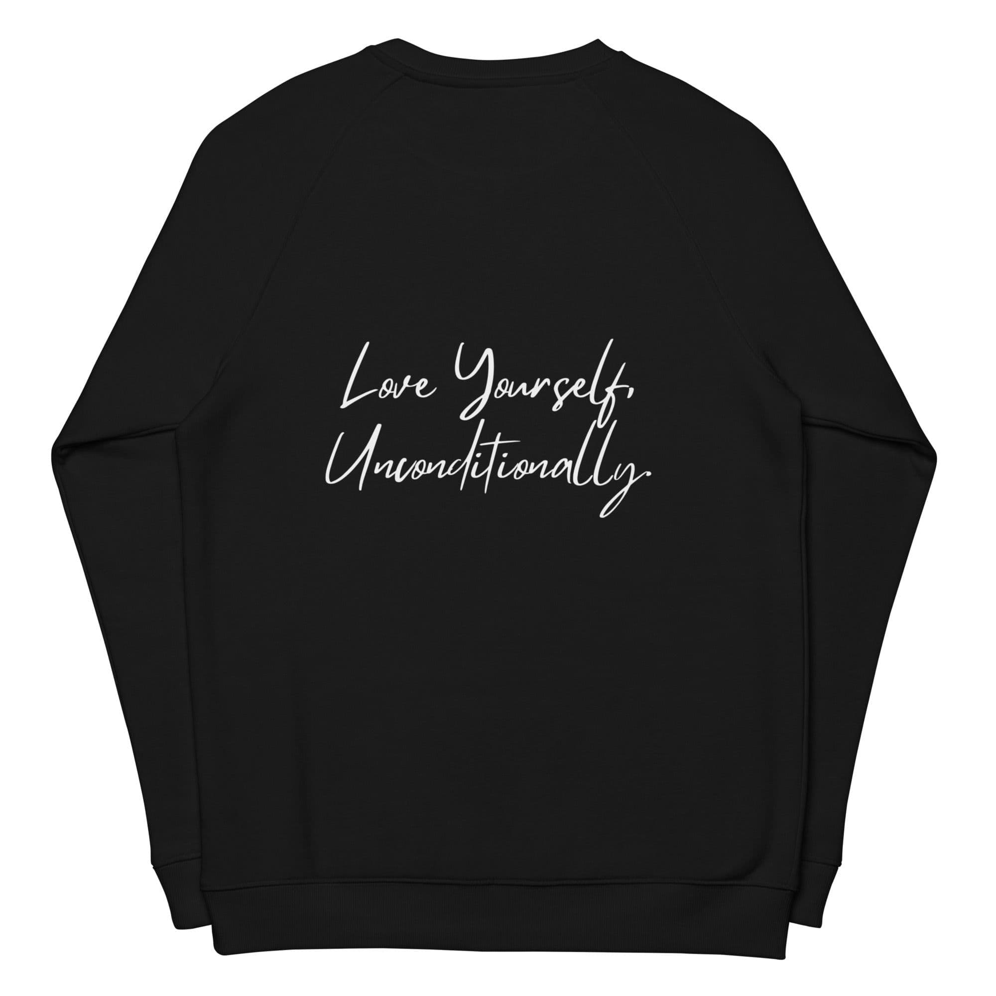 image-SELF LOVE Unisex organic raglan sweatshirt