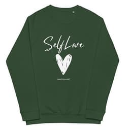 image-SELF LOVE Unisex organic raglan sweatshirt