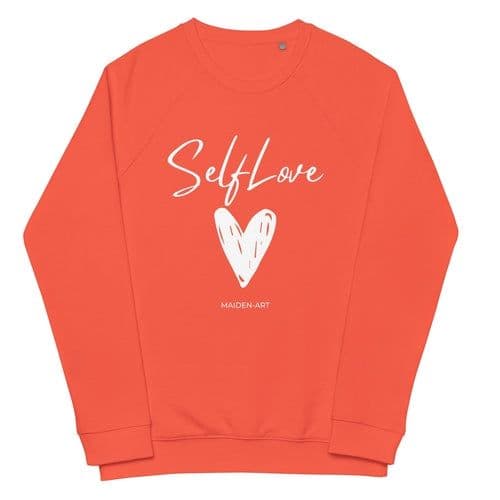 image-SELF LOVE Unisex organic raglan sweatshirt