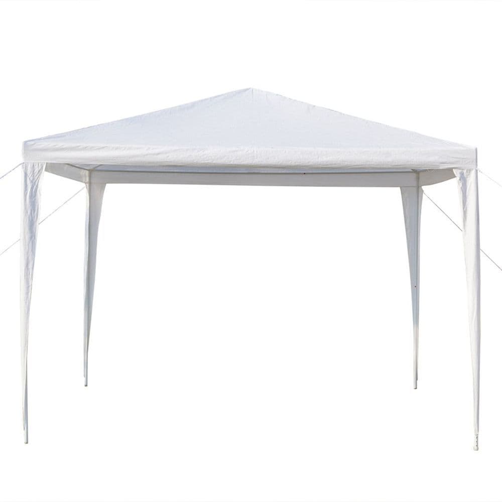 image-3 x 3m Four Sides Portable Home Use Waterproof Tent with Spiral Tubes White