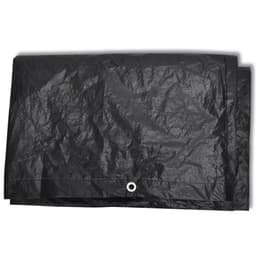 image-Garden Furniture Covers 2pcs 4 Person Poly Rattan 113x113cm