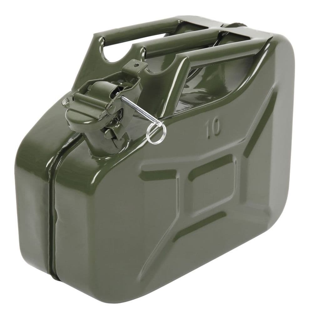 image-10L 0.8mm American Oil Barrel Army Green With Inverted Oil Pipe