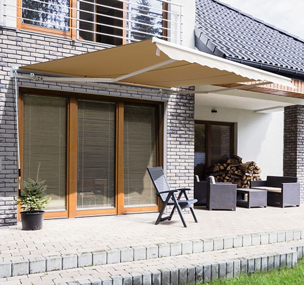 image-Manual Retractable Awning, size (3m x 2.5m)